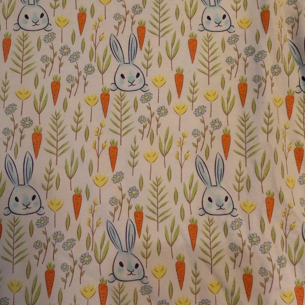 Cecil and Lou Easter Bunny Print Pajamas size 7! Excellent condition! - Picture 5 of 6